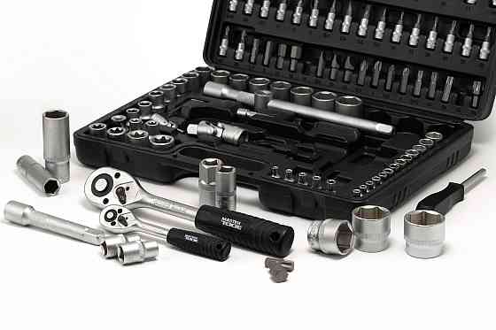MASTERTOOL Набір інструментів MASTERTOOL ¼"&½" 108 шт 4-14 мм 10-32 мм кейс 78-7108 Киев