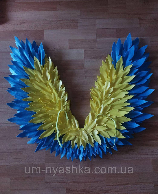 Крылья Ангела желто-голубые крылья украинские Ангел Украины Кривой Рог - изображение 7