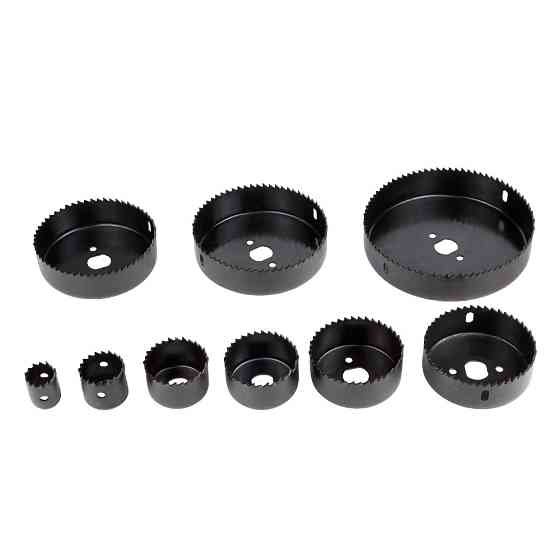 Коронки для дерева збірні Ø19, 22, 29, 32, 38, 44, 51, 64, 76, 89, 102, 127 мм SIGMA (1520161) Київ