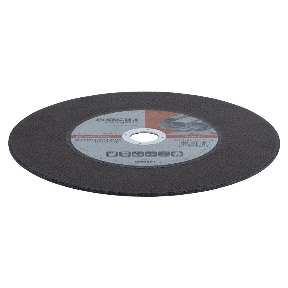 Круг відрізний для металу Ø300×3.0×32мм SIGMA (1940861) Київ - фото 2