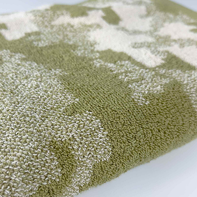 Махровий рушник для обличчя та рук GM Textile 40х70см Піксель Військовий 450г/м2 (Хакі) Суми - фото 3