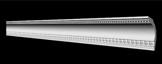 Потолочный плинтус 2м   GP-42  70х56х2000 mm  подходит для натяжных потолков Днепр - изображение 1