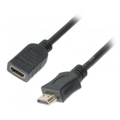 Кабель мультимедийный HDMI M to HDMI F 0.5m Cablexpert (CC-HDMI4X-0.5M) Винница - изображение 1