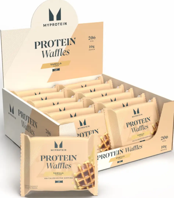 Протеїнові вафлі Myprotein Protein Waffles12x50g ваніль Київ - фото 3