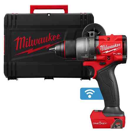 Дриль-шуруповерт акумуляторний безщітковий MILWAUKEE, M18 ONEDD3-0X, 158Нм (каркас, кліпса для ременя, бічна рукоять, HDкейс) Одеса