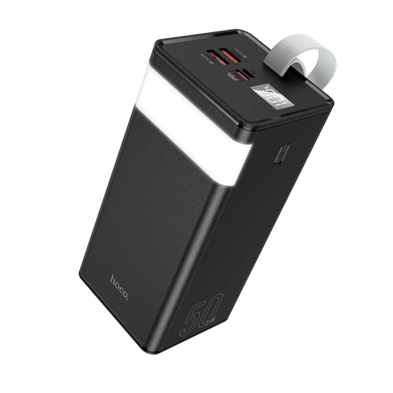 Универсальная мобильная батарея Hoco J86A 50000mAh 22.5W Powermaster (Черный) Винница