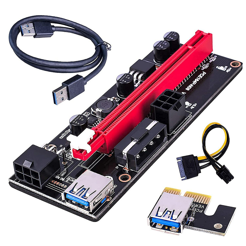 Райзер PCI Express VER009S USB 3.0 адаптер для відеокарти 16x Луцьк - фото 1