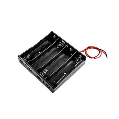 Відсік для 4 батарей 18650, 14.8В бокс кейс з дротами, Arduino Вінниця