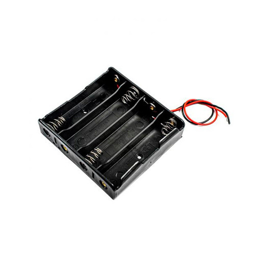 Відсік для 4 батарей 18650, 14.8В бокс кейс з дротами, Arduino Вінниця - фото 1