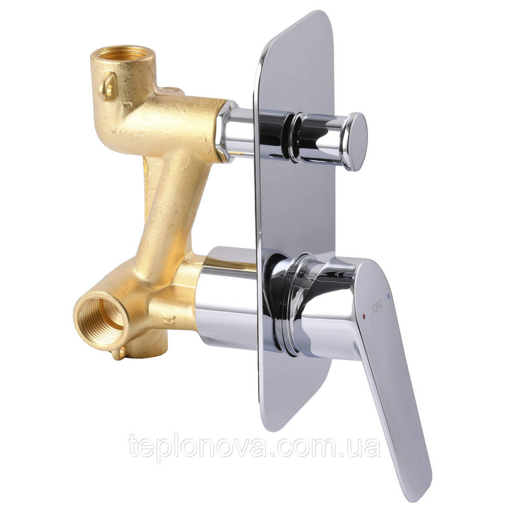 Смеситель для душа встроенный TOPAZ CAPRI TCA-15205-H43 комплект с душ.набором, 2 лейки, D35 Черновцы - изображение 2