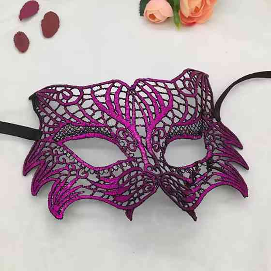 Маска для карнавалу унісекс one size рожевий Київ