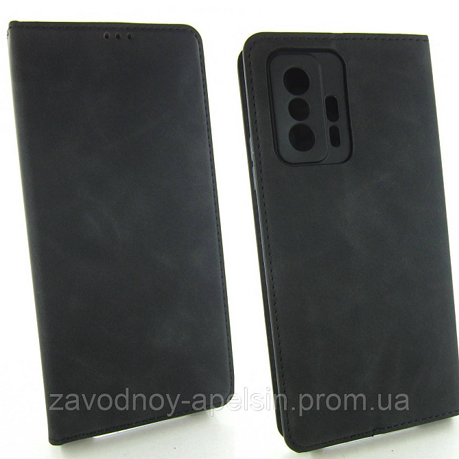 Чохол-книжка Xiaomi 11T Pro Захист камери (чорний) Одеса - фото 1
