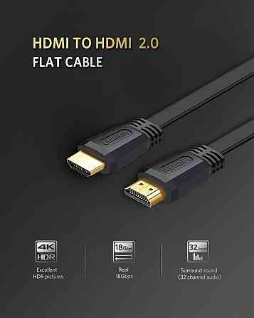 Кабель UGREEN ED015 HDMI Flat Cable 1.5m (UGR-50819) Київ