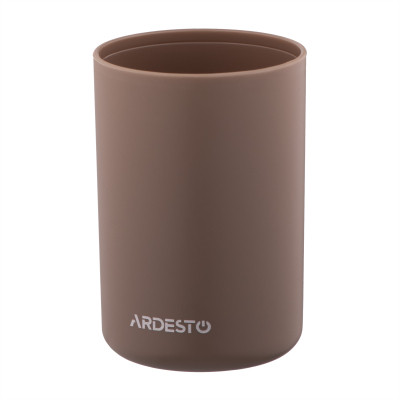 Набор для ванной комнаты Ardesto Minimalism 3 предмета Тауп 360 мл (ARHB3112CB) Вінниця - фото 3