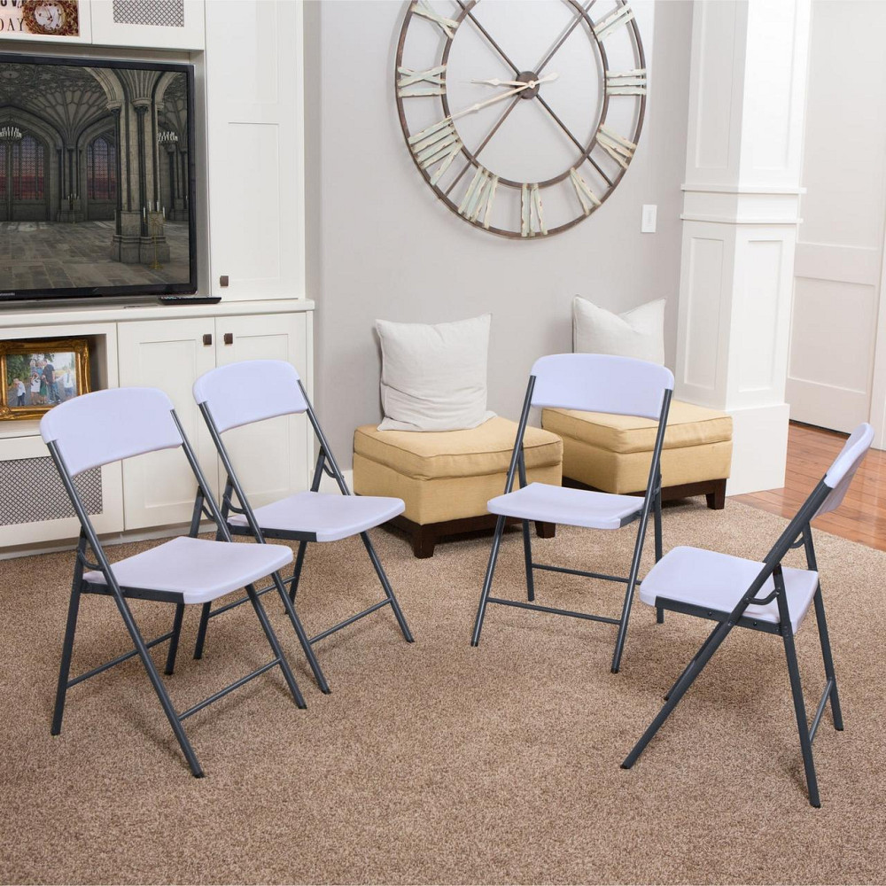 Сложный стул Lifetime белый гранит 80615, 50,7 x 47,9 x 83 см - белый Киев - изображение 6