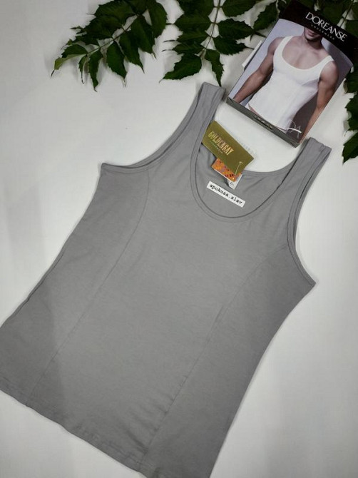 Чоловіча майка сіра doreanse tanktop 2255 доренс Славута - фото 1