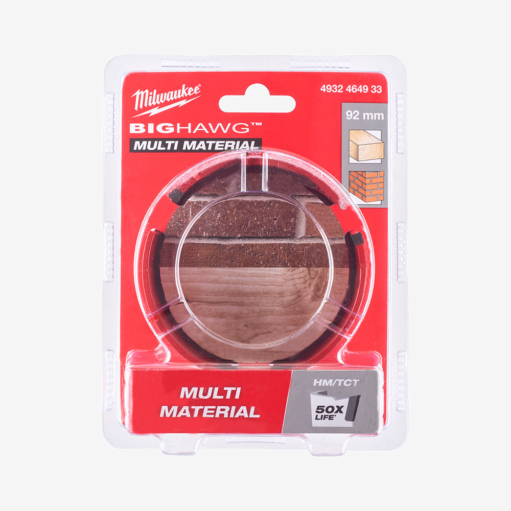 Коронка по мультіматеріалу MILWAUKEE Bighawg, Ø92мм Одеса - фото 2