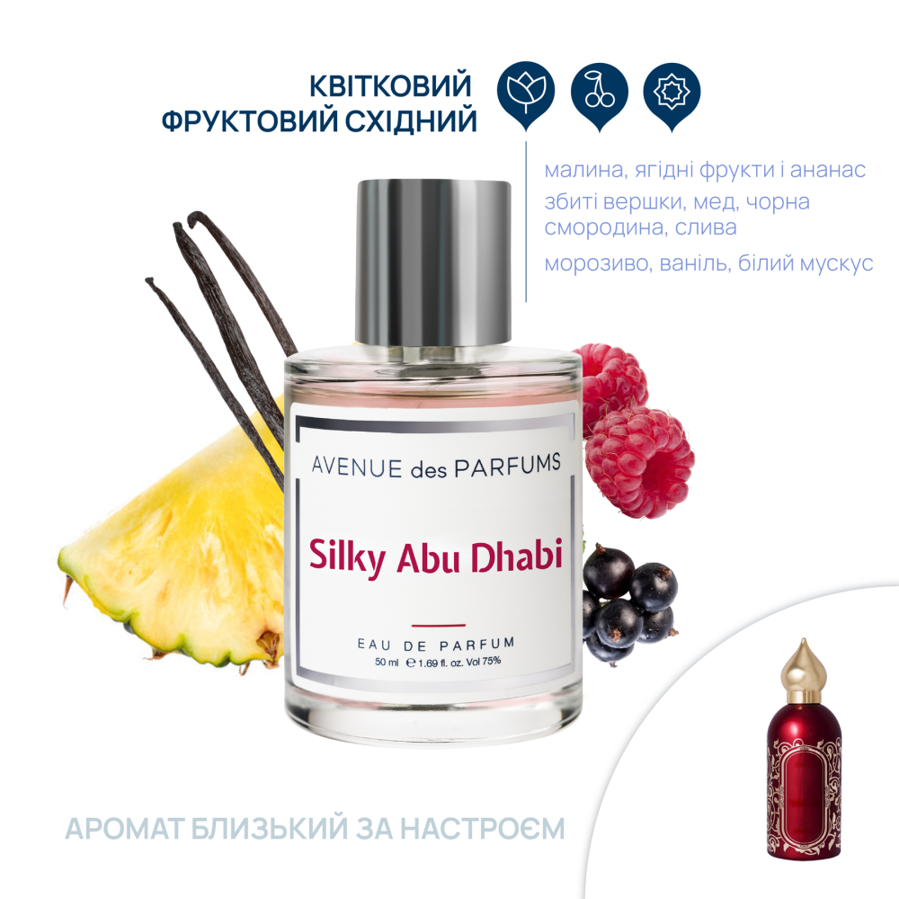Парфумована вода Silky Abu Dhabi Avenue des Parfums 50 мл Київ - фото 6
