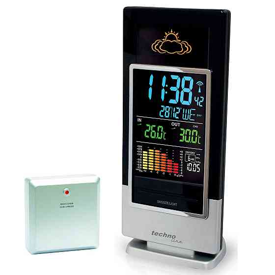 Метеостанция Technoline WS6502 Black/Silver (WS6502) Вінниця
