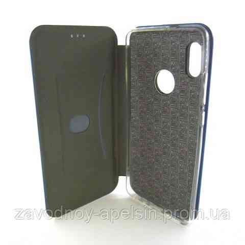 Чехол книжка Xiaomi Redmi Note 7 Подставка (синий) Одеса