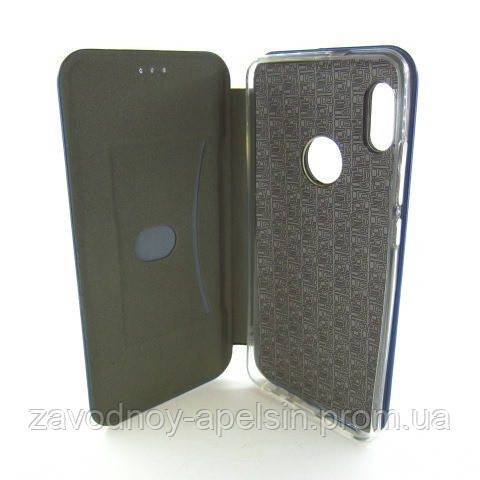 Чехол книжка Xiaomi Redmi Note 7 Подставка (синий) Одесса - изображение 2