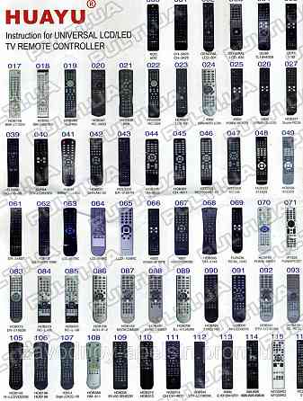 Пульт HUAYU RM-L1098 универсальный [china LCD,LED] Одеса
