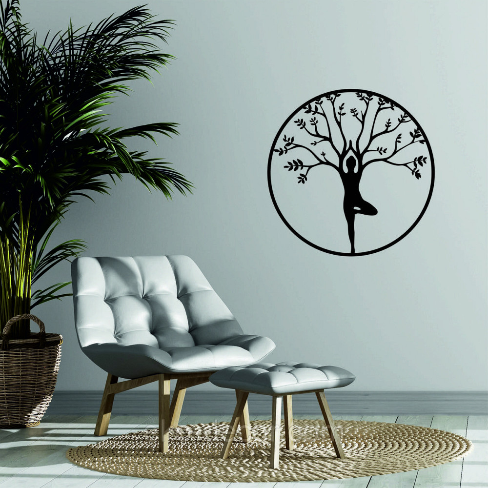 Декоративне настінне 3D Панно «ЙОГА» Декор на стіну з об'ємом Київ - фото 6