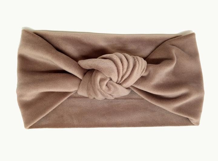 Пов'язка на голову осінь-весна капучіно Київ - фото 1