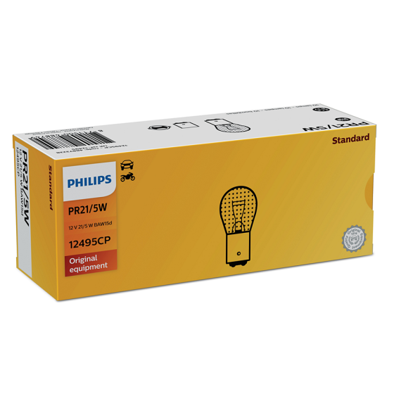 Philips 12495 CP — Надійна лампа розжарювання для стоп-сигналів та задніх габаритних ліхтарів Ковель