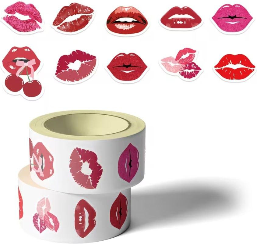 Набір наклейок губи та поцілунки, 500 шт, 10 дизайнів Київ - фото 3