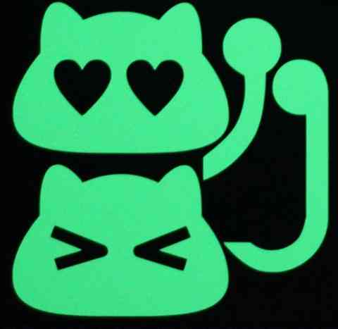 Наклейка люминесцентная 