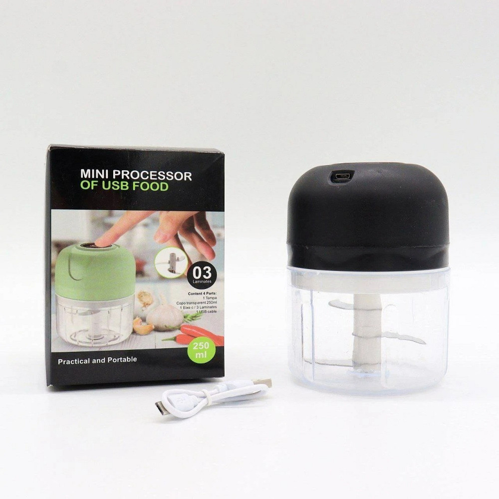 Міні подрібнювач для кухні від USB,250мл,Чорний SBR Київ - фото 9