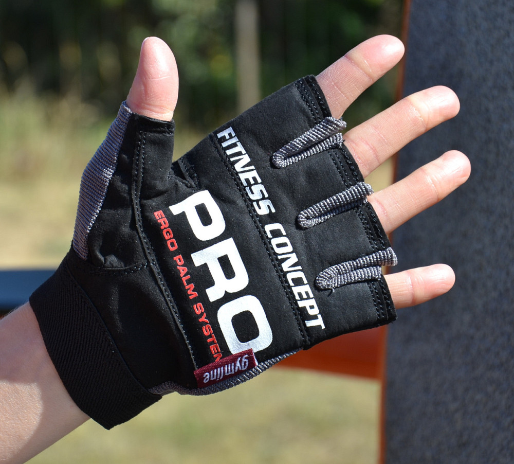 Рукавички для фітнесу Power System PS-2300 Fitness Grey/Black S Луцьк - фото 2