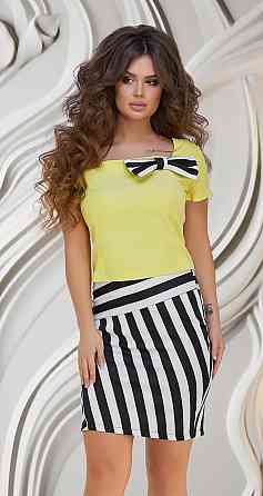 Костюм зі смугастою спідницею (44) Київ