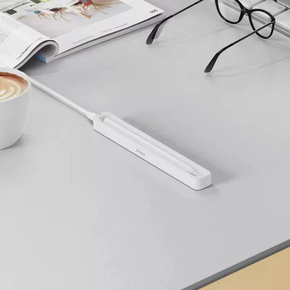 Кейс для зарядки стилуса Baseus Smooth Writing Stylus Wireless Charging Case Moon White (With Simple Charging Cable Type-C 3A Одеса - фото 5