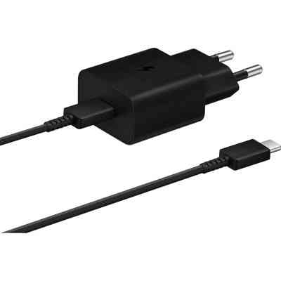 Зарядний пристрій Samsung USB-С 15W Black + Cable USB-C 1m (EP-T1510XBEGEU) Вінниця