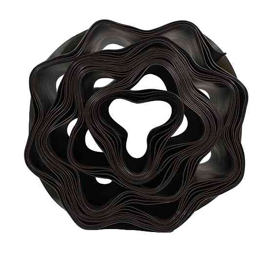 Бордюрна пластикова стрічка 15 см 9 метрів коричнева VARTCO (Польща) Дніпро