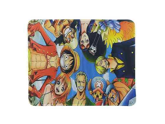 Коврик для мышки 250x210мм аниме One Piece 4 с боковой прошивкой, антискользящая основа ТМ GERLAX Киев
