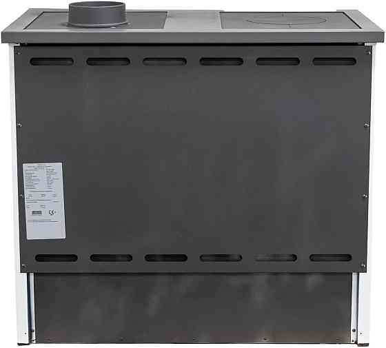 Піч-кухня на дровах Hosseven Lotus Classic з духовкою та варильною поверхнею 12 кВт до 80 м2 опалювально-варильна піч Туреччина Київ