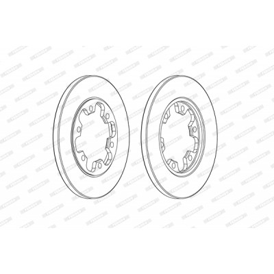 Тормозной диск FERODO DDF2485C Винница - изображение 1