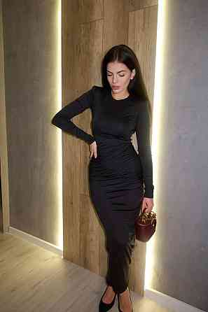 Женская романтическая праздничная макси-платье из микродайвинга Одесса