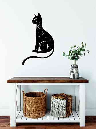 Декоративне настінне 3D Панно «Кіт» Декор на стіну з об'ємом Київ