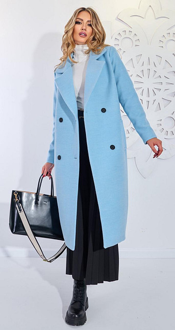 Стильне пальто в модному відтінку (44) Київ - фото 3