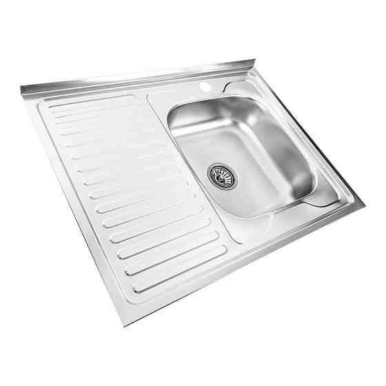 VALESO Кухонна мийка з нержавіючої сталі Valeso САТИН 8060 R (0,7/160 мм) Київ
