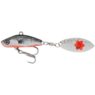 Блешня Savage Gear 3D Sticklebait Tailspin 80mm 18.0g Black Red (1854.44.02) Вінниця - фото 1