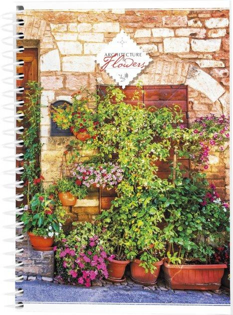 Блокнот "Аркуш" А5, 96арк, кліт, біч. спір, м'яка карт.обкл, 1В2285 Архітектура 1/10, шт Київ - фото 1