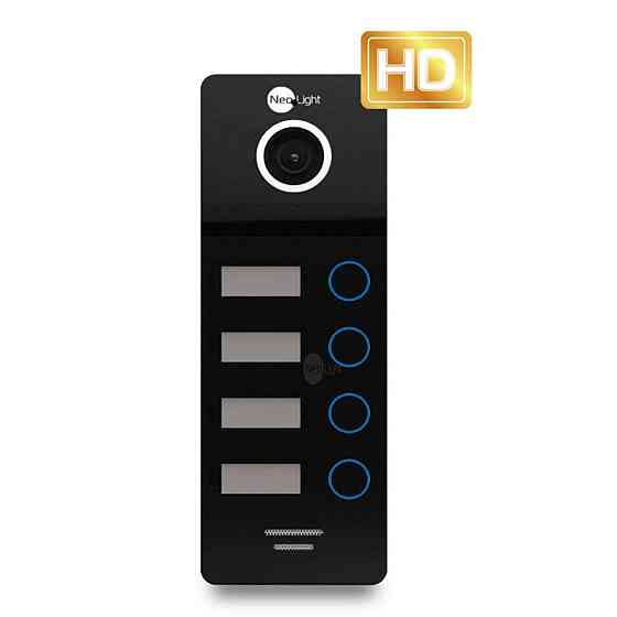 Кольорова виклична панель NeoLight Mega/4 HD Black Київ