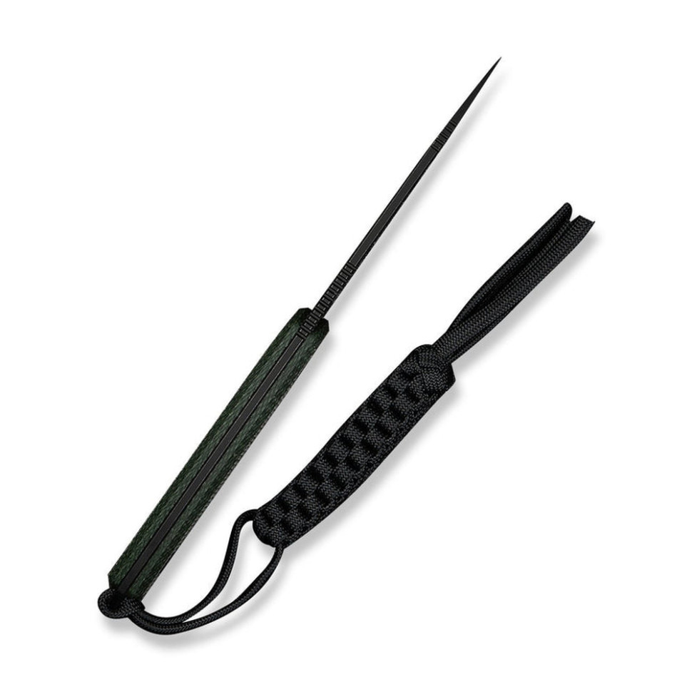 Нож фиксированный тактический Civvi Timberbark, (8.1 см) 14C28N / Micarta темно-зеленый Киев - изображение 9