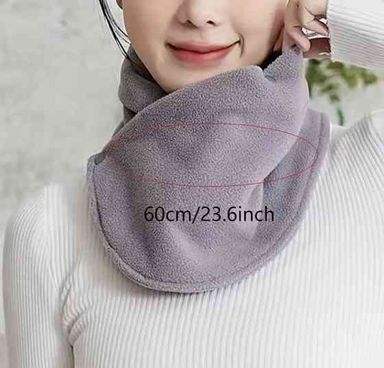 Шарф-хомут на кнопках Молочний Сміла