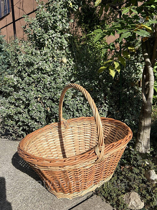 Кошик плетений для подарунків великий Київ - фото 8